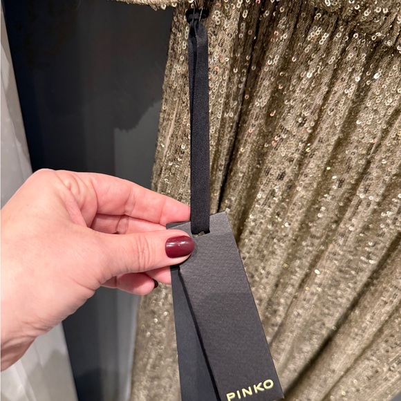 Pinko Glittering Silver Jumpsuit - Picture 6 of 12